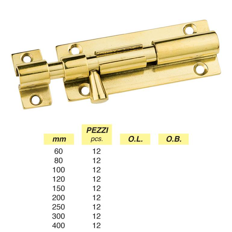 Art. 333 - CATENACCIO CANNONE BASE mm 31 CON INCONTRO