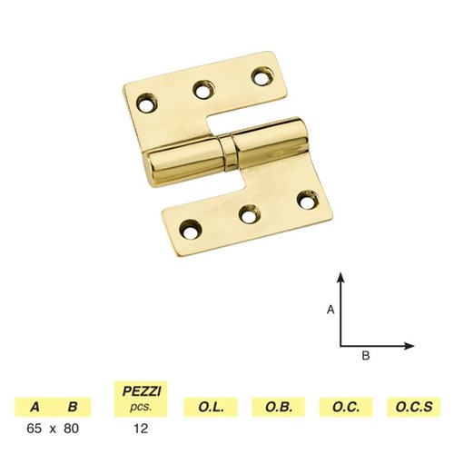 Art. 220 - CERNIERE ASCENSORE DX - SX