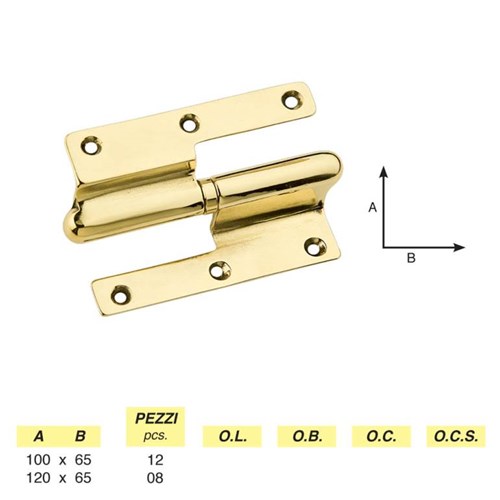 Art. 230 - Clamp hinge right / left