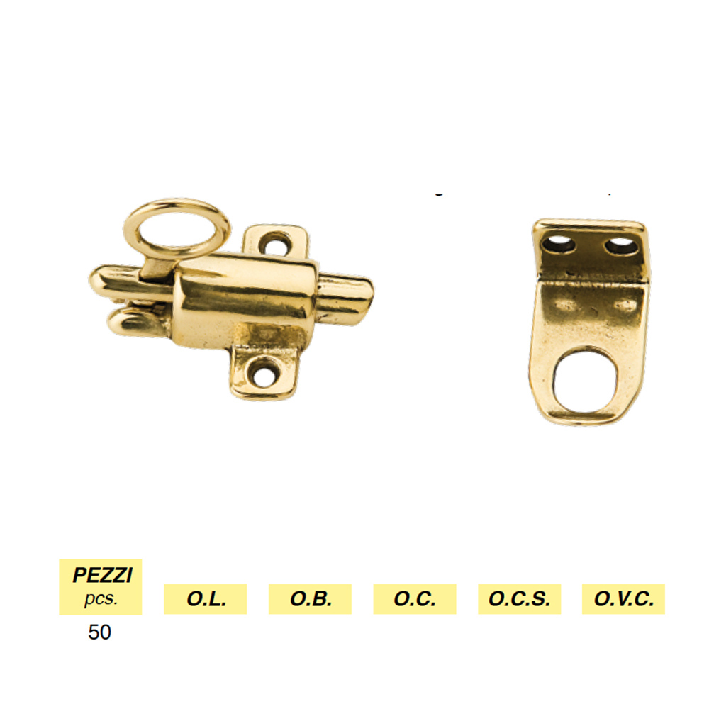 Art. 23 + 23/A - 23/B - Ratchet over light with built-in keeper