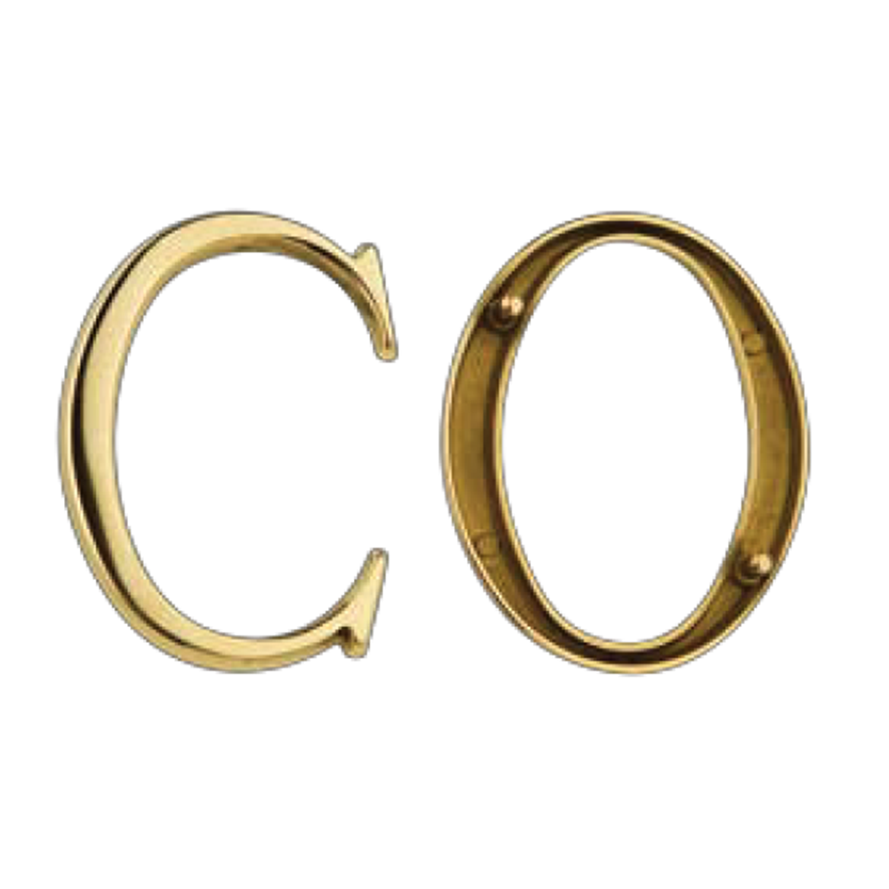 Art. 303 - Letters mm 80 with pins