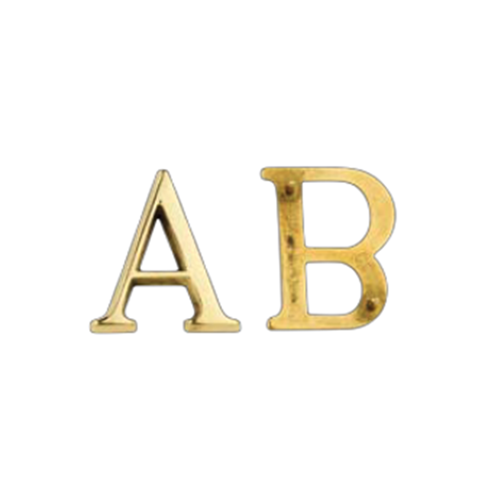 Art. 803 - Letters mm 40 with pins