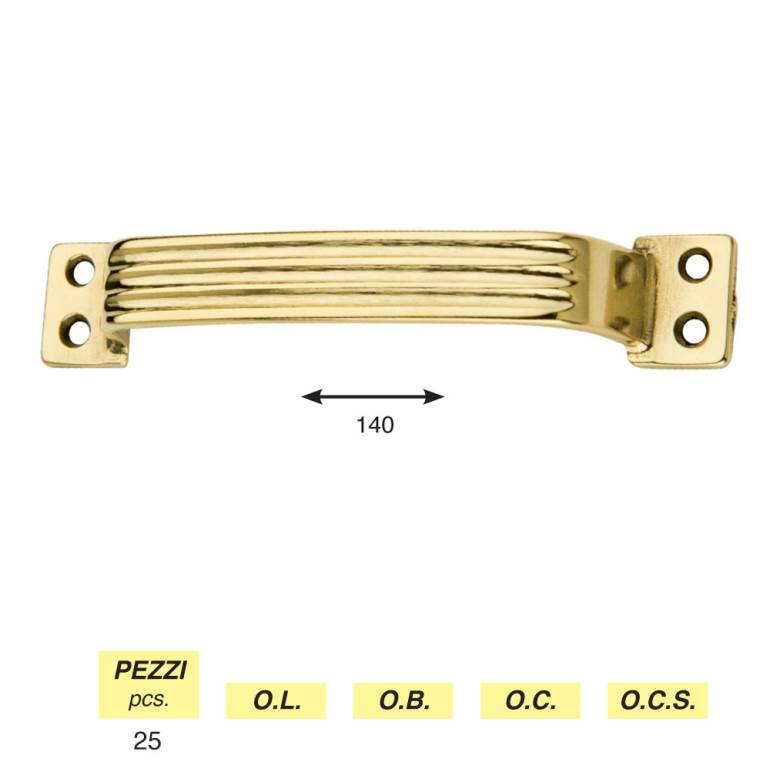 Art. 51 - Striped small pull handle