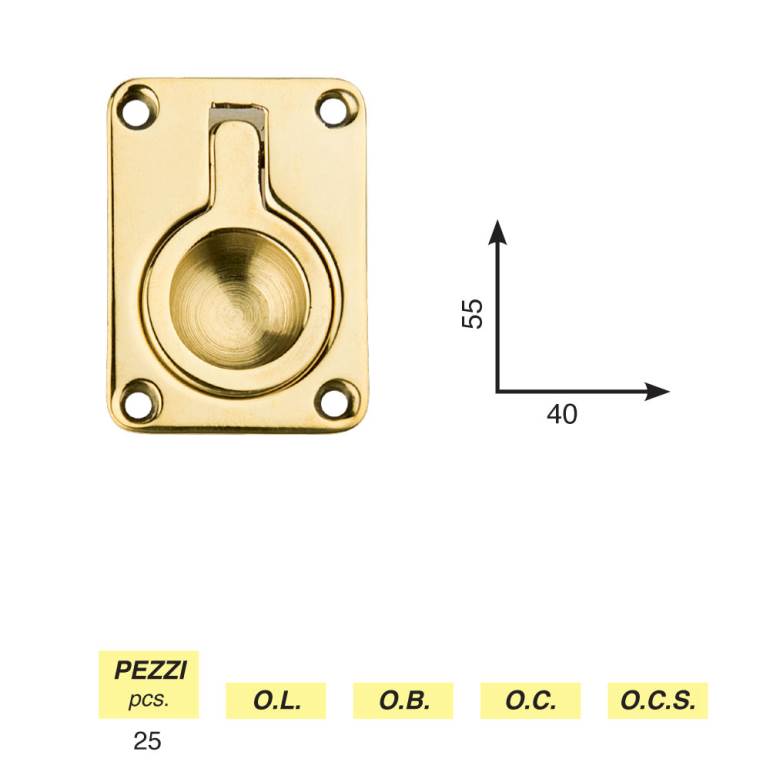 Art. 90 - Recess handle