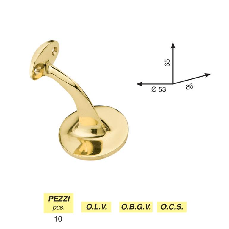 Art. 270/A - SUPPORTO CORRIMANO TESTA CONCAVA
